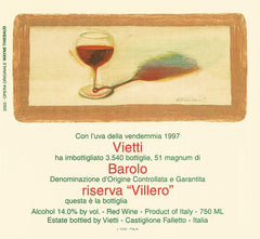 Vietti, Barolo Riserva, Villero, DOCG, 維利歐珍藏, 買紅酒, Red Wine, Fine Wine Asia, 意大利得獎酒, italian red wine, Wine Searcher, 紅酒推介, 頂級紅酒, 紅酒送貨